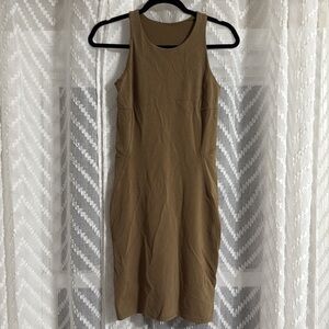 Lululemon Sleeveless Olive/Brown Dress